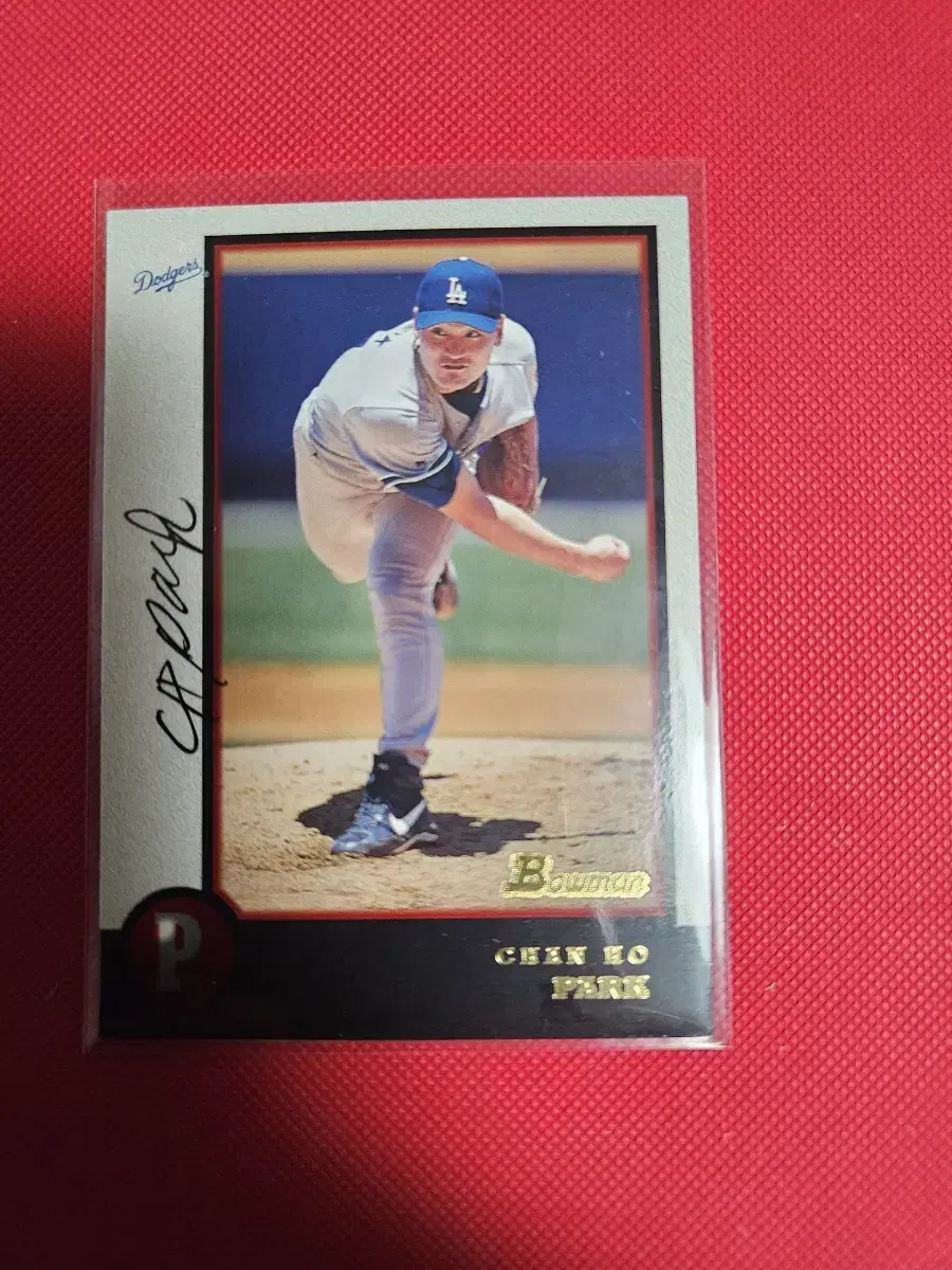 박찬호 1998 Bowman base 카드